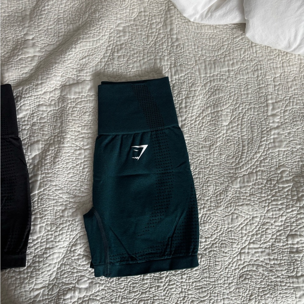 Gymshark Women's Vital Seamless Bike Shorts in Dark Teal